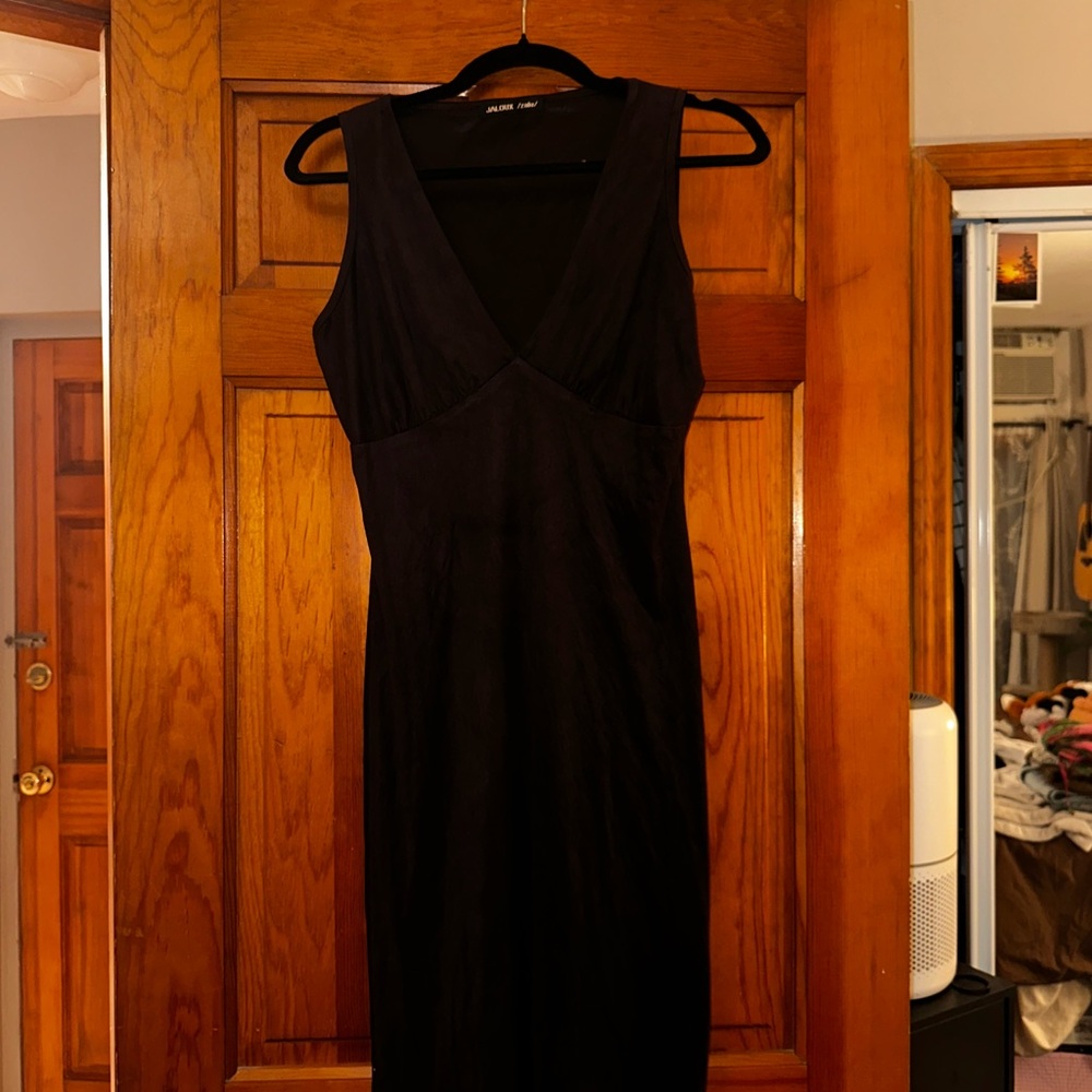 VINTAGE Velvet Midi Dress